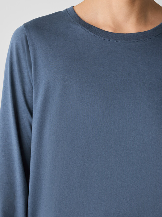 Organic Pima Cotton Jersey Long-Sleeve Tee