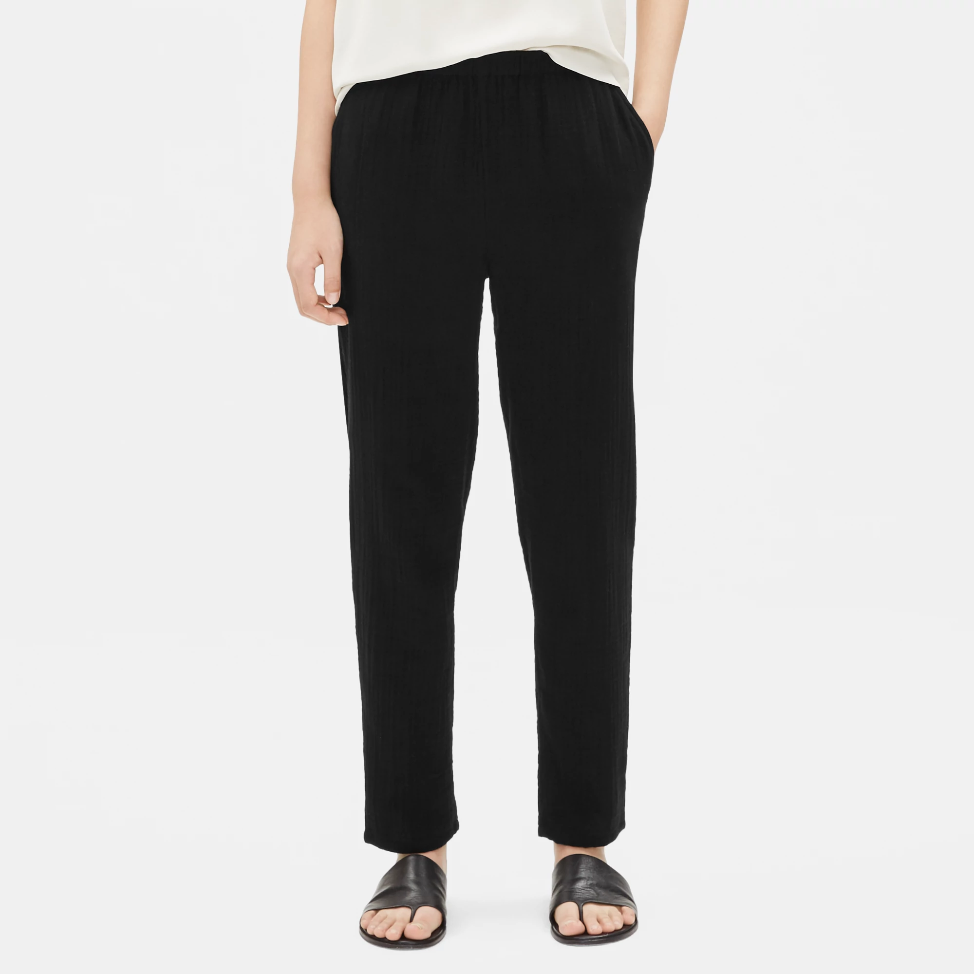 Organic Cotton Gauze Slouchy Pant 