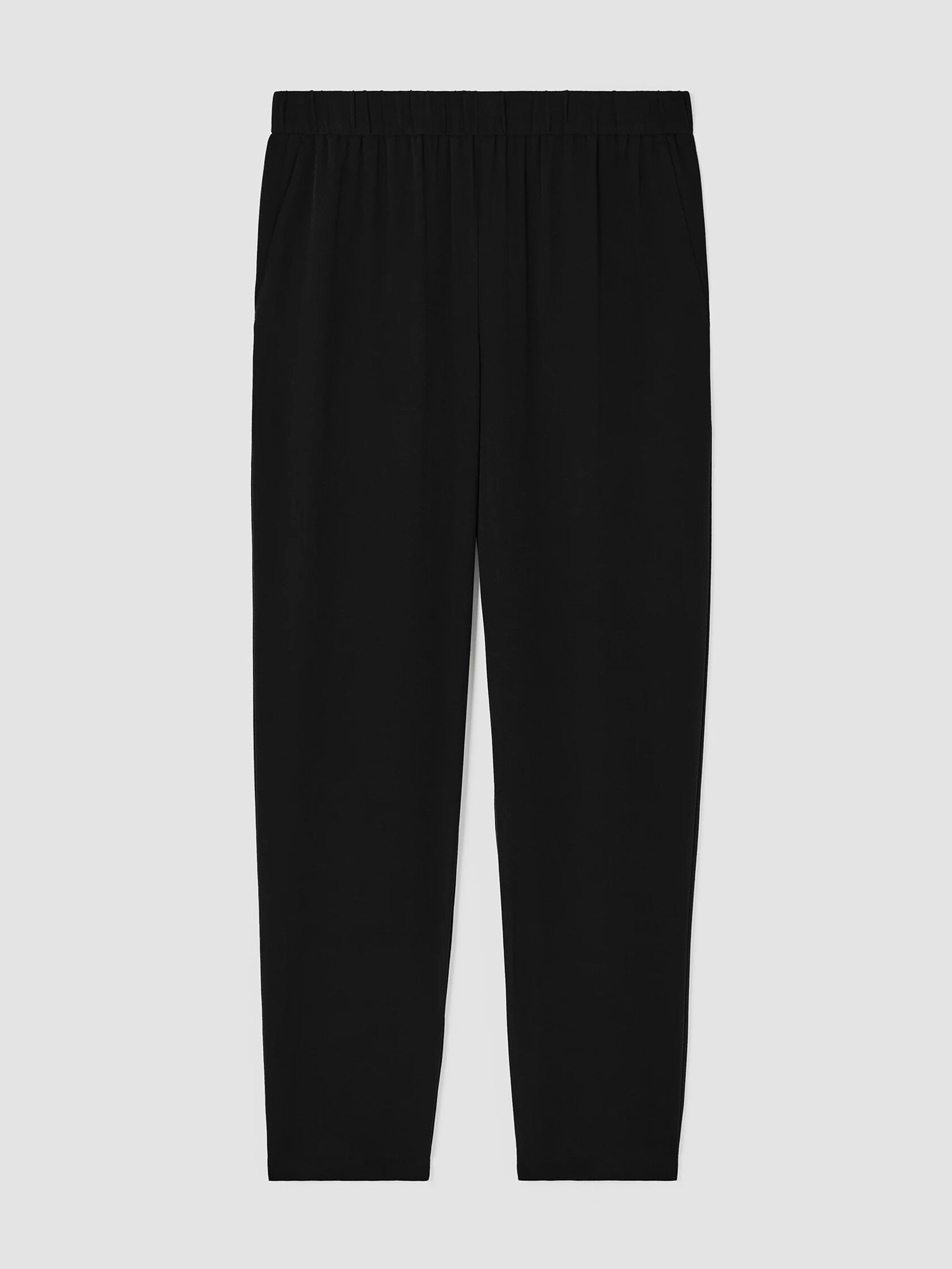 Silk Georgette Crepe Tapered Pant