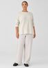 Organic Cotton Chenille Crew Neck Top
