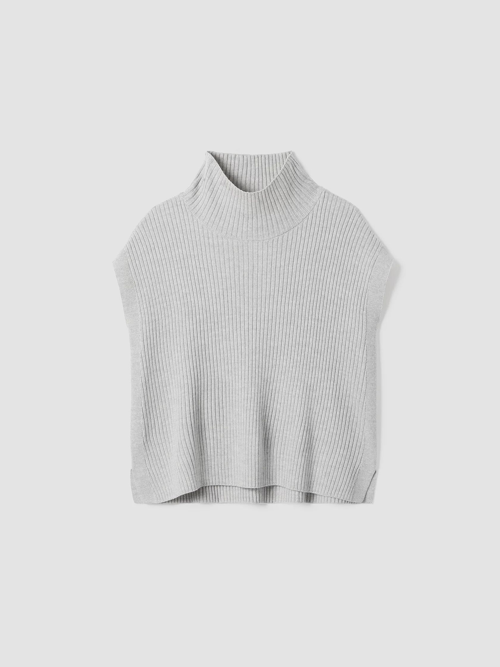 Merino Turtleneck Top in Regenerative Wool