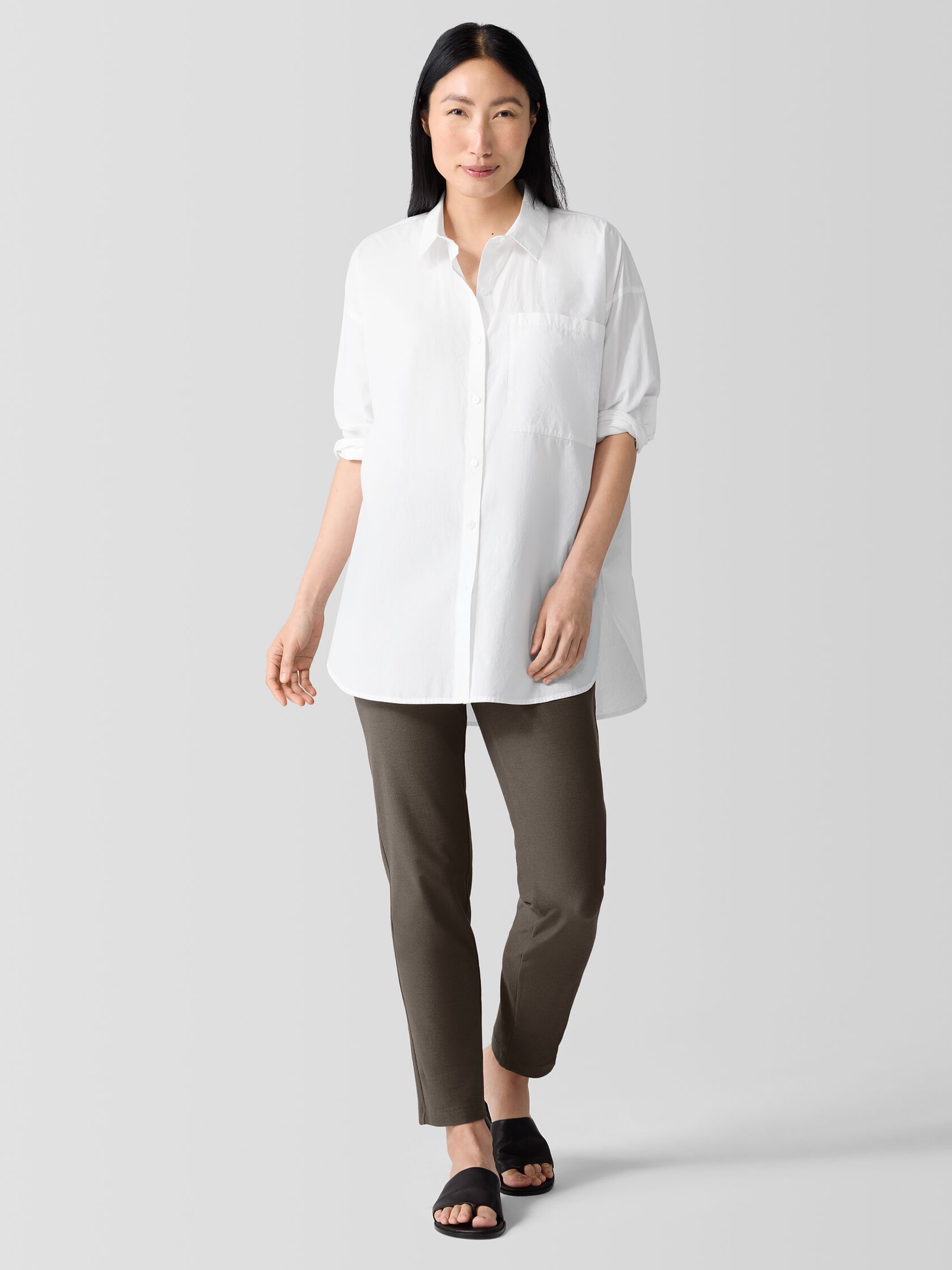 Washable Stretch Crepe Pant