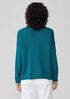 Peruvian Cotton Blend Crew Neck Top