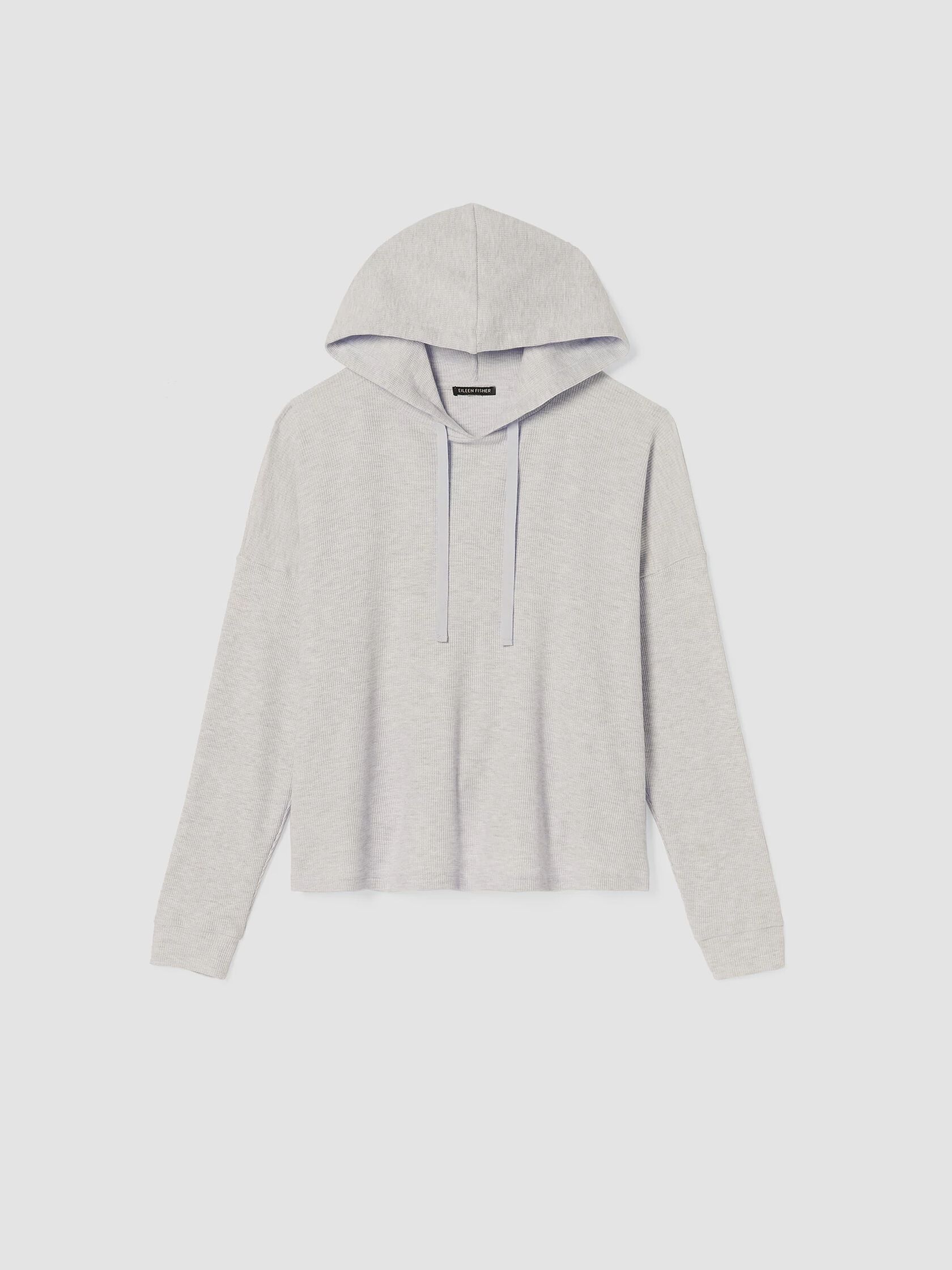 Cozy Waffle Knit Hooded Top