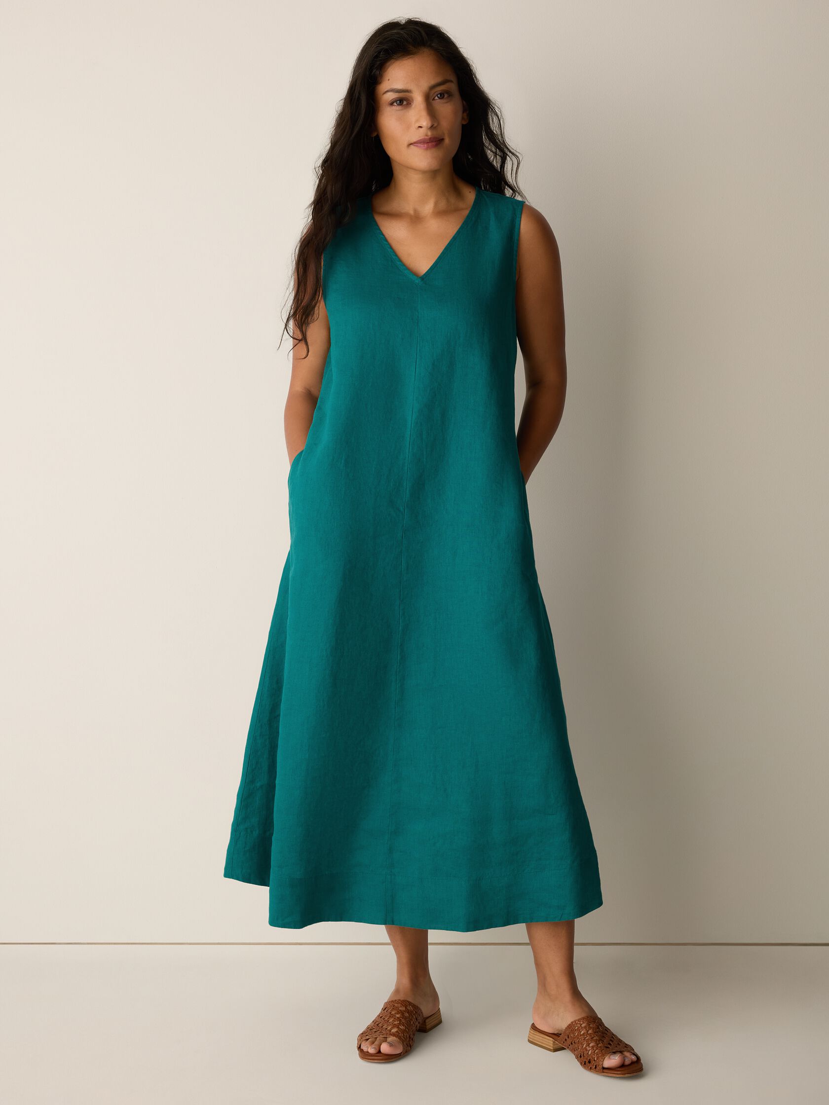 Organic Linen Easy Dress