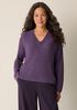 Chenille Blend V-Neck Top