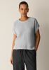 Striped Organic Cotton Gauze Square Top