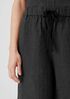 Puckered Organic Linen Shorts