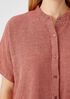 Washed Organic Linen Delave Shirt