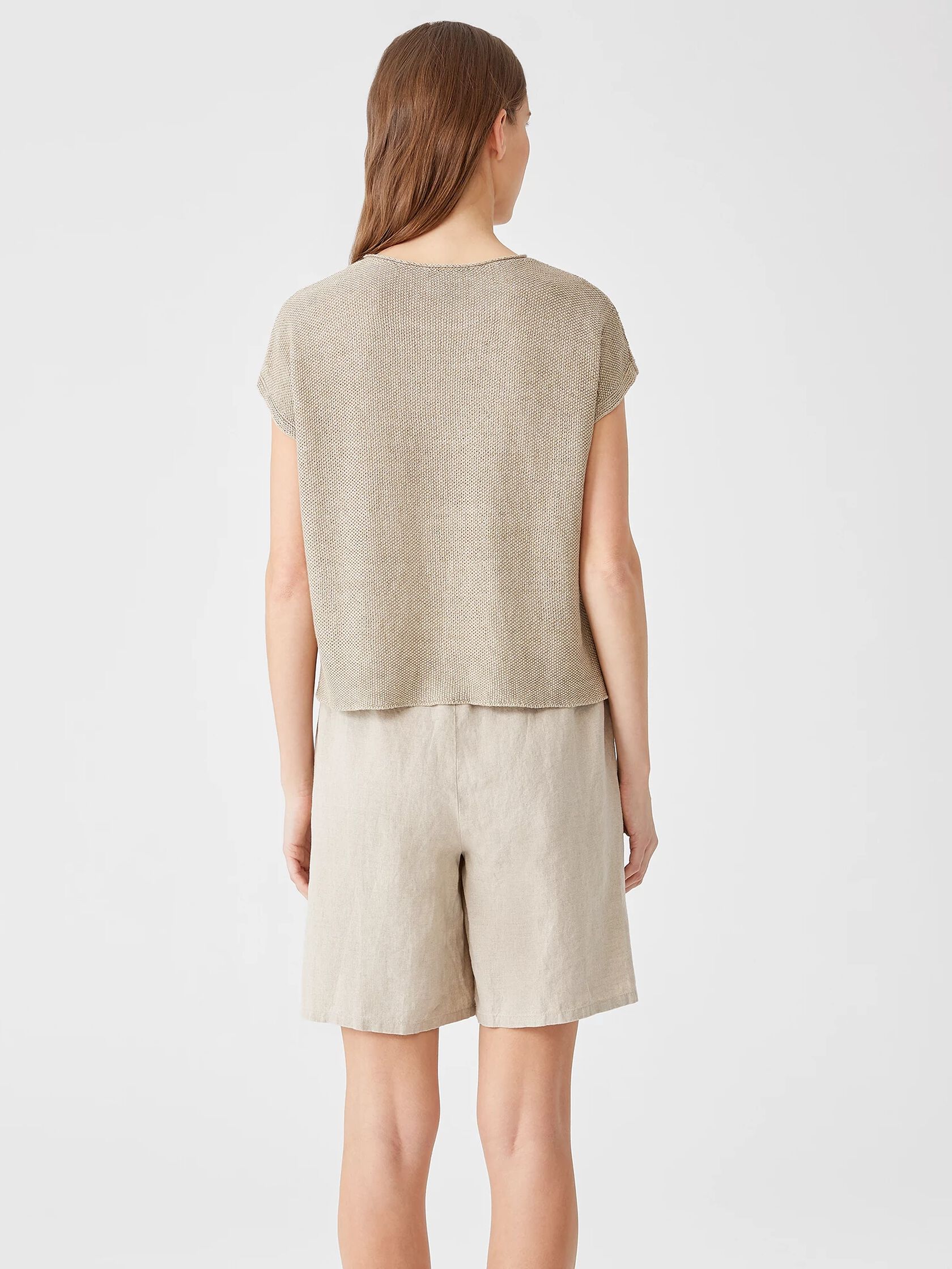 Organic Linen Delave Square Top