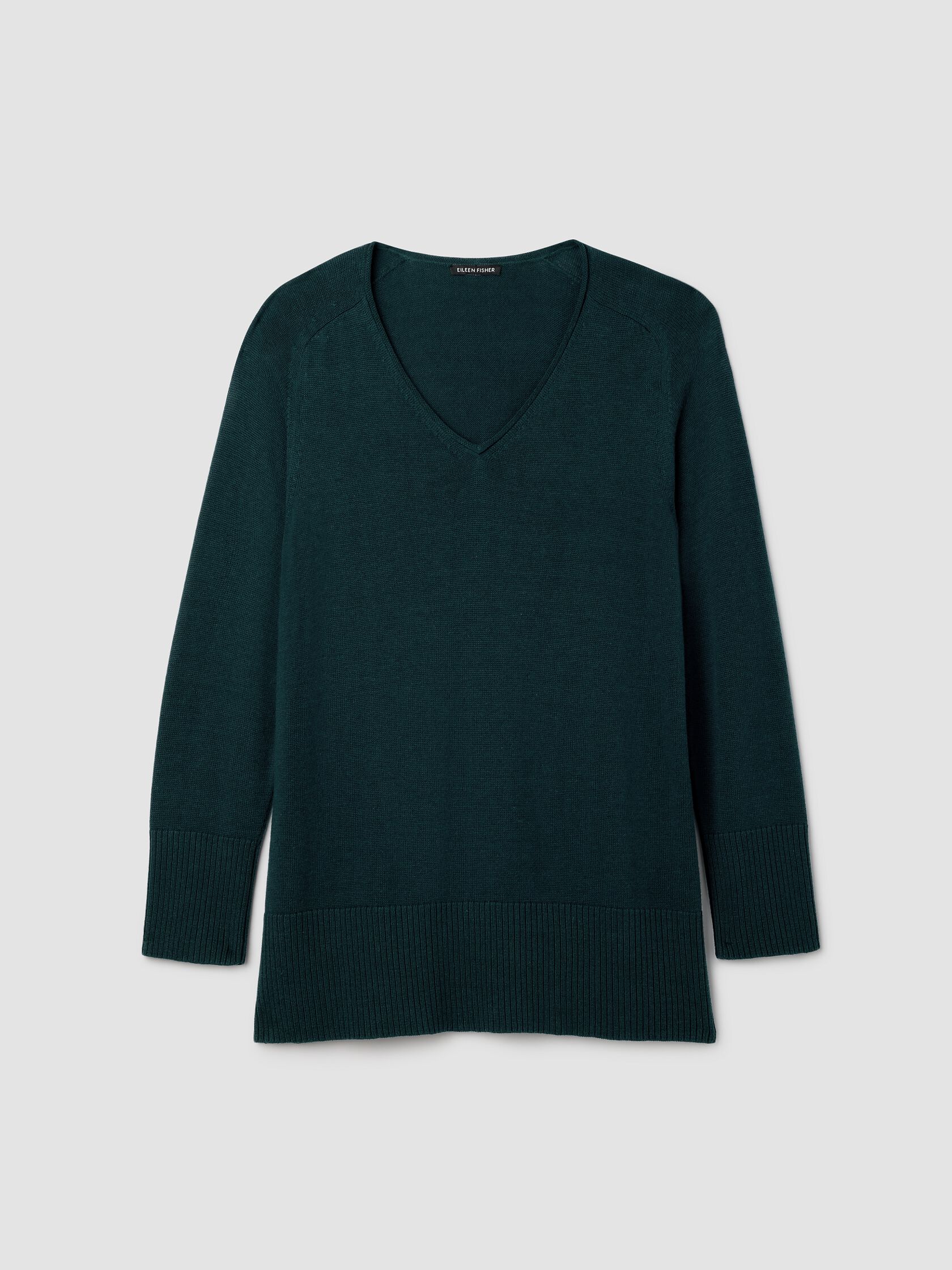 Peruvian Cotton Blend V-Neck Top