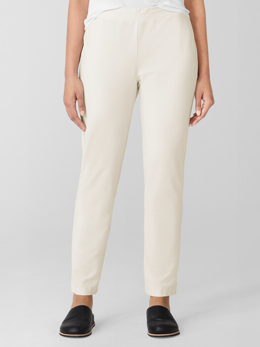 Washable Stretch Crepe Slim Pant