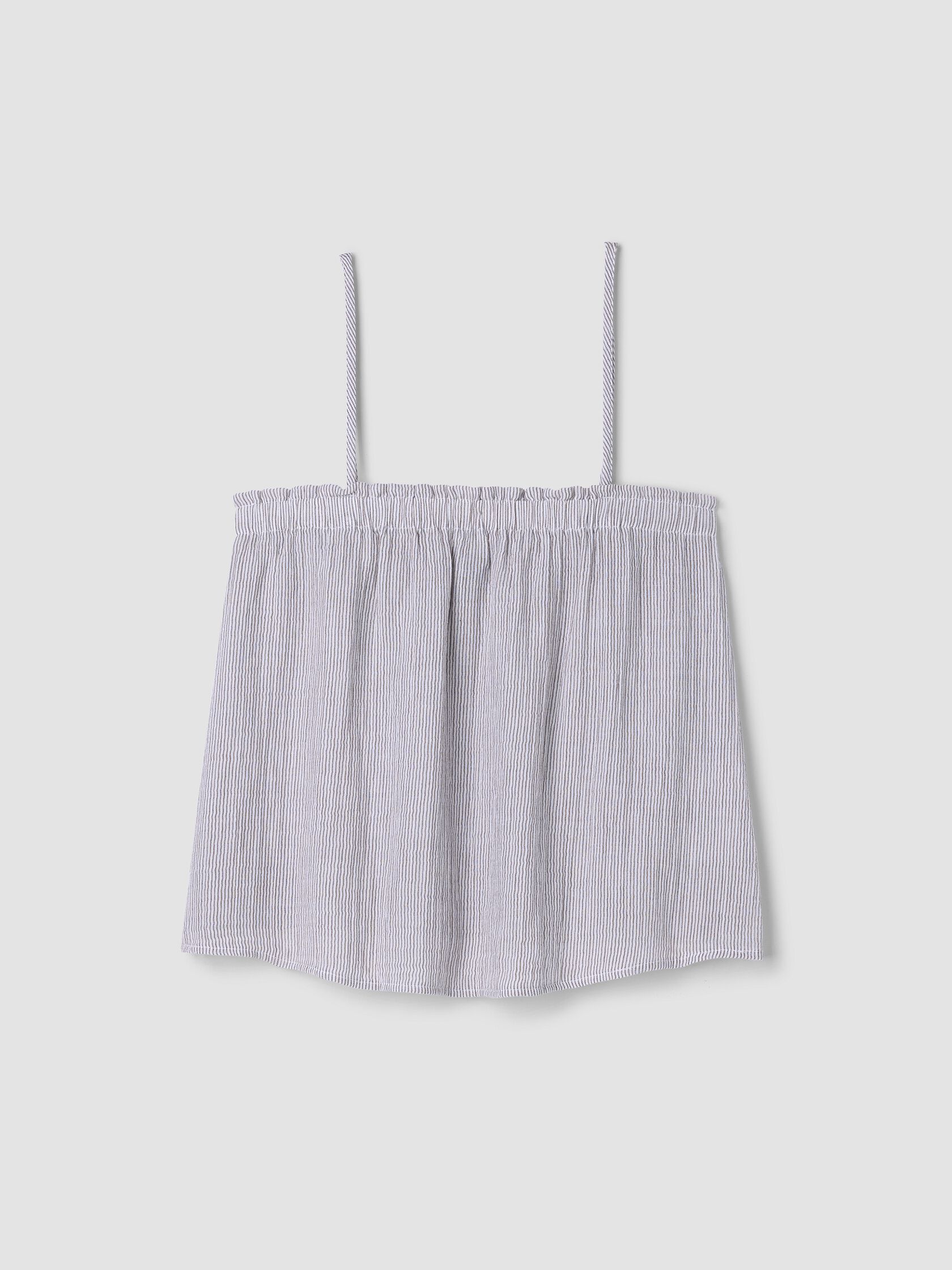 Striped Organic Cotton Gauze Cami