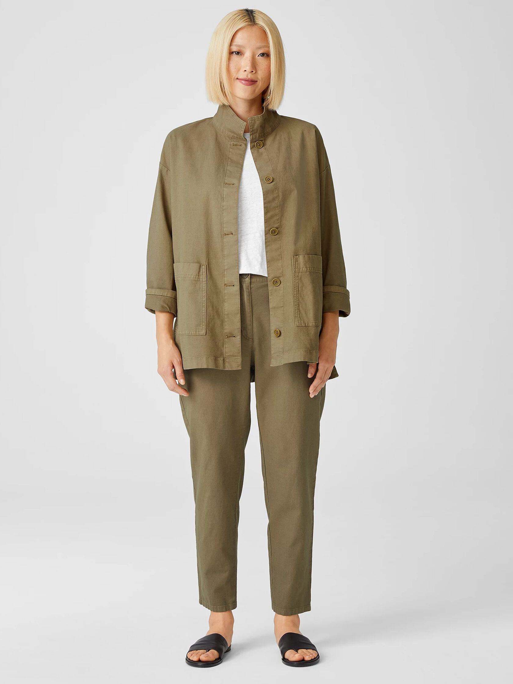 Organic Cotton Hemp Tapered Pant