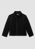 Cotton Velour Stand Collar Jacket