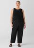 Cotton Blend Ponte Lantern Trouser Pant