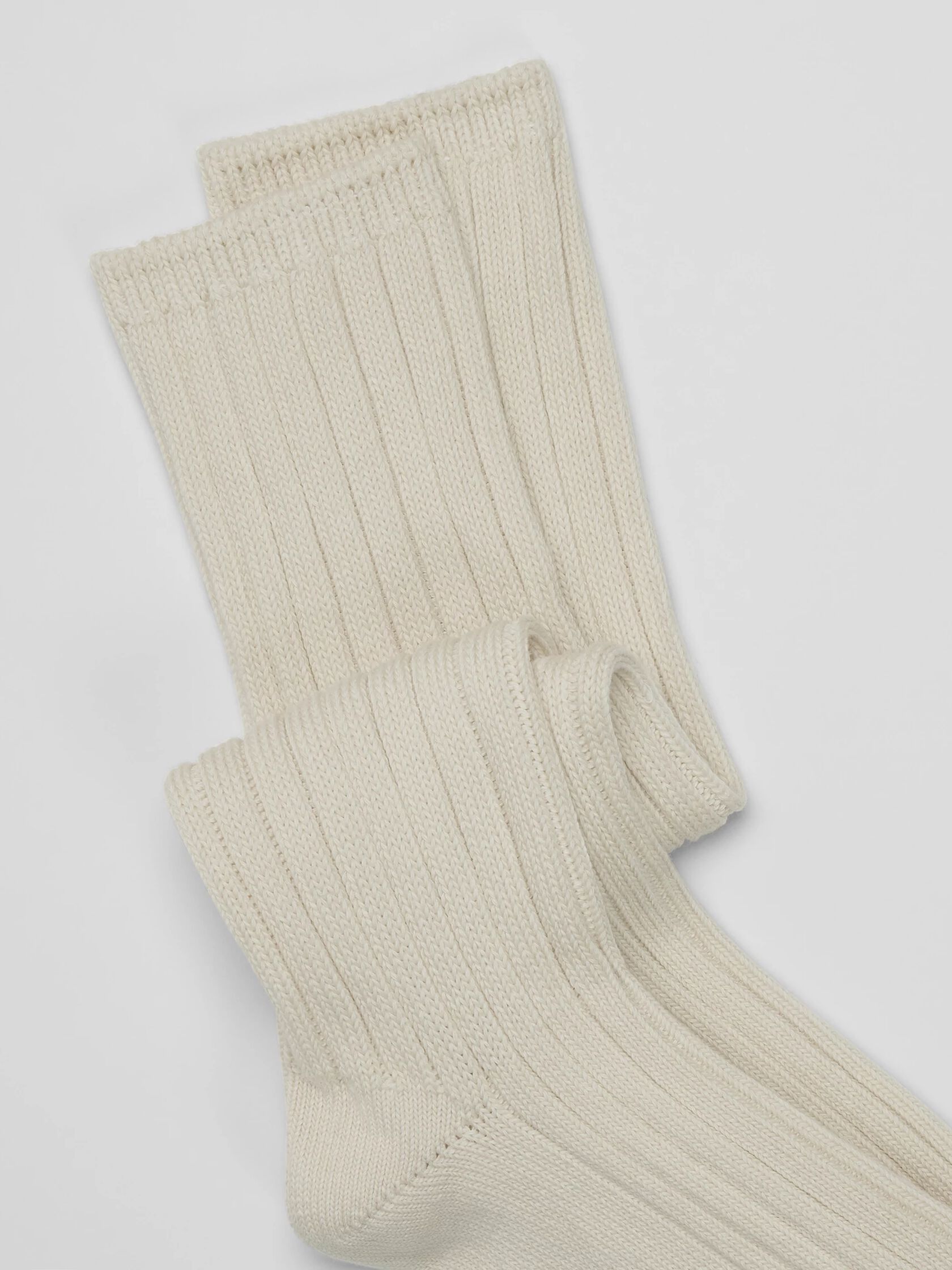 Organic Cotton Rib Slouchy Sock