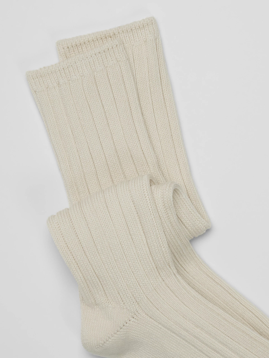 Organic Cotton Rib Slouchy Sock