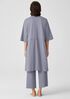 Slubby Organic Cotton V-Neck Sleep Robe