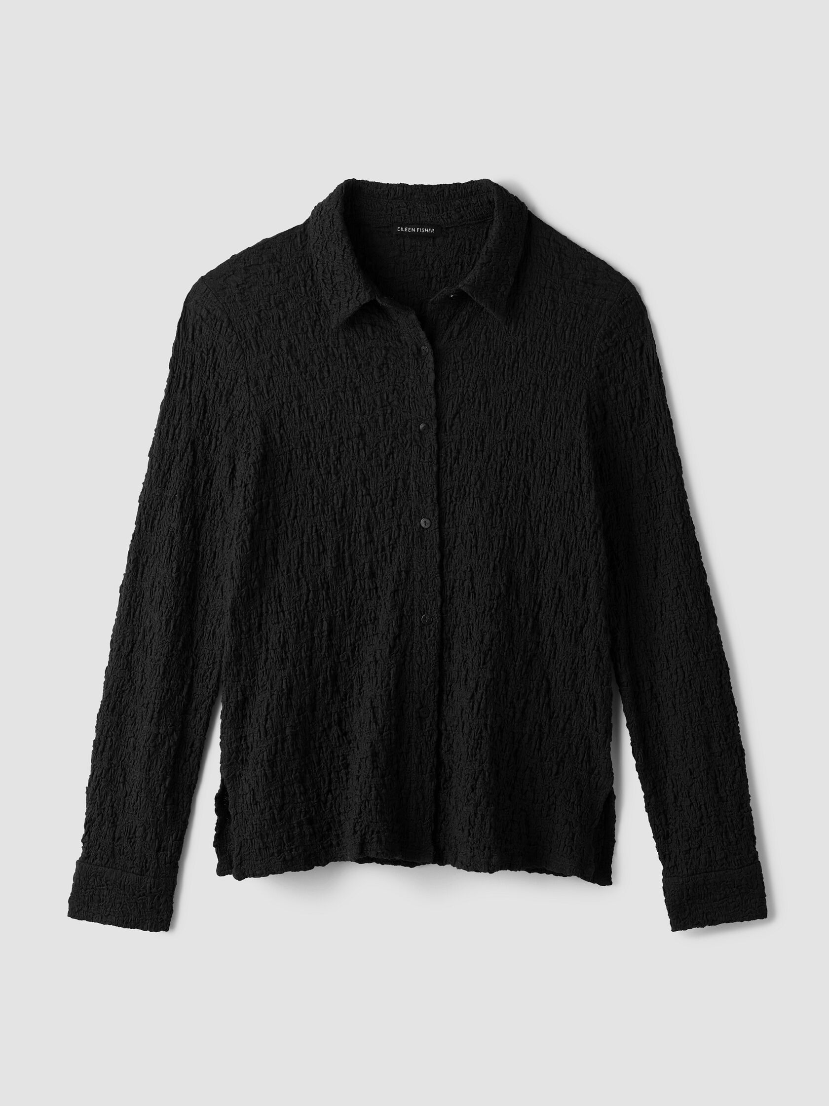 Bubble Jacquard Classic Collar Shirt