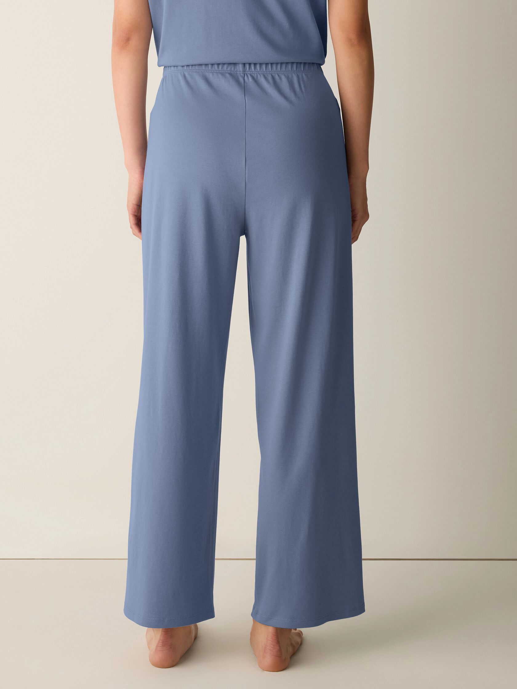 Organic Cotton Interlock Straight Sleep Pant