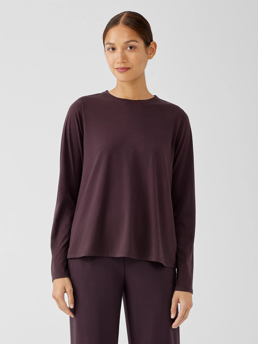 Organic Pima Cotton Jersey Long-Sleeve Tee