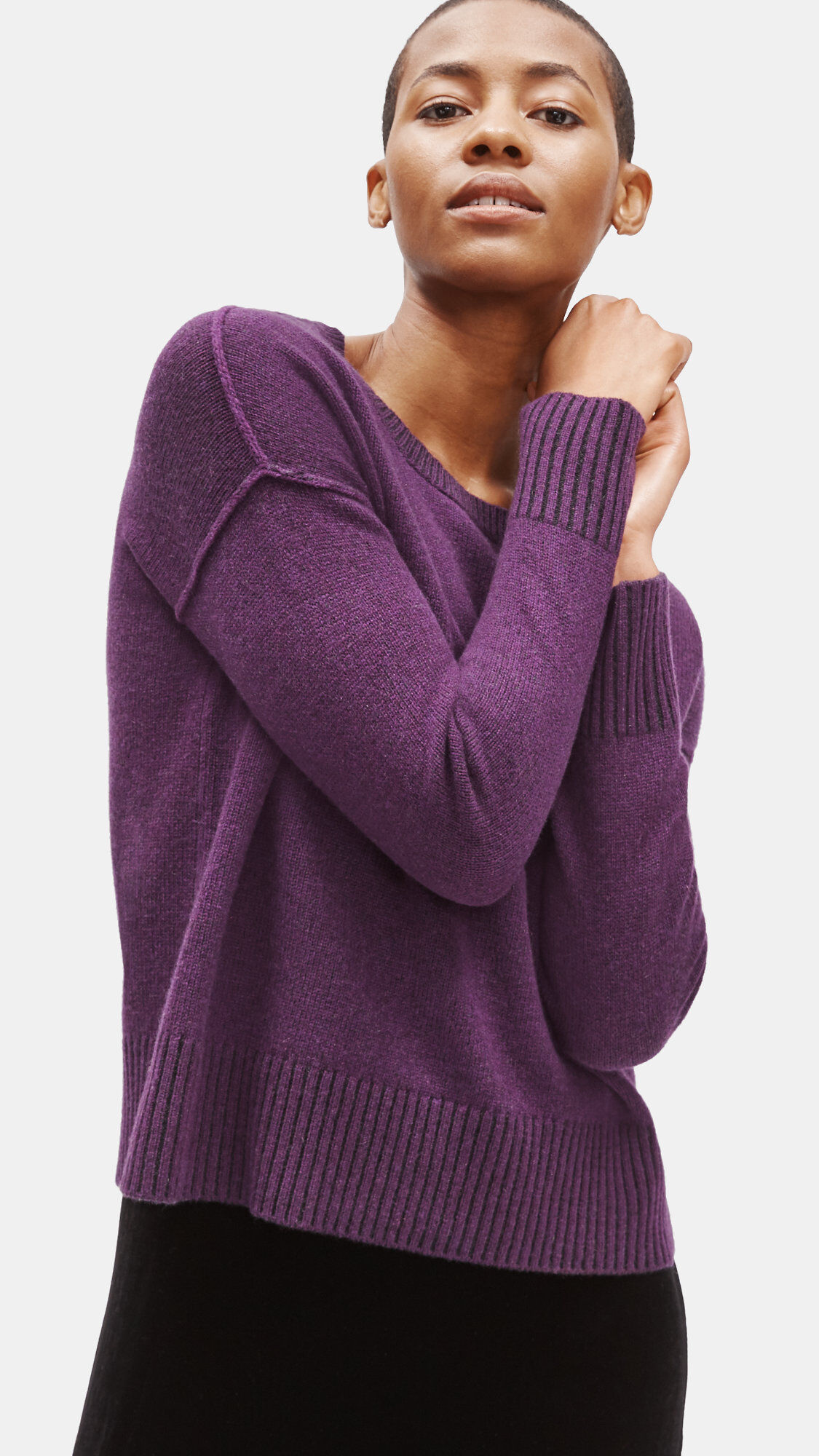 Eileen fisher lofty 2025 recycled cashmere sweater
