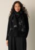 Linen Filcoupe Shimmer Scarf