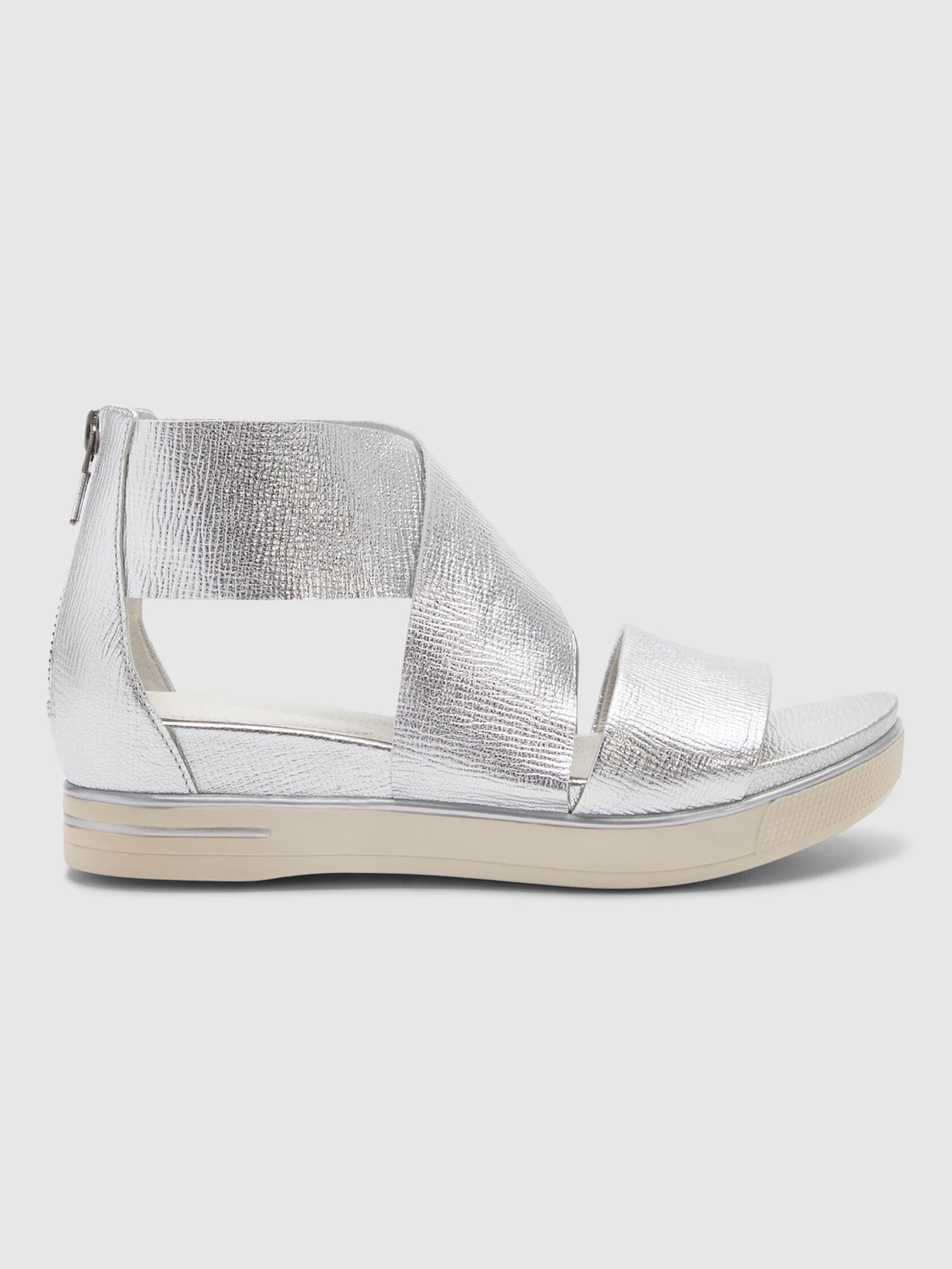 Sport Sneaker Sandal in Metallic Leather