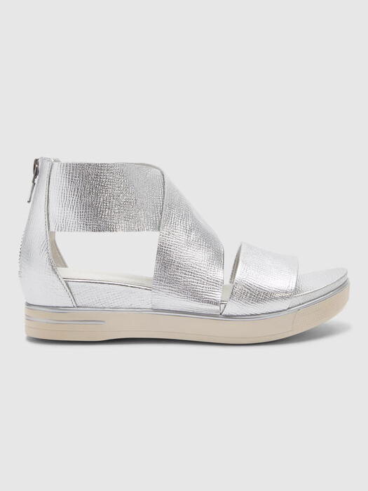 Sport Sneaker Sandal in Metallic Leather
