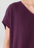 Organic Cotton Lofty Gauze V-Neck Square Top