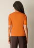 Organic Cotton Stretch Rib Crew Neck Tee