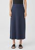 Stretch Jersey Knit A-Line Skirt