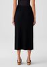 Merino Slim Pencil Skirt in Regenerative Wool