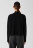 Merino Cropped Turtleneck Top in Regenerative Wool