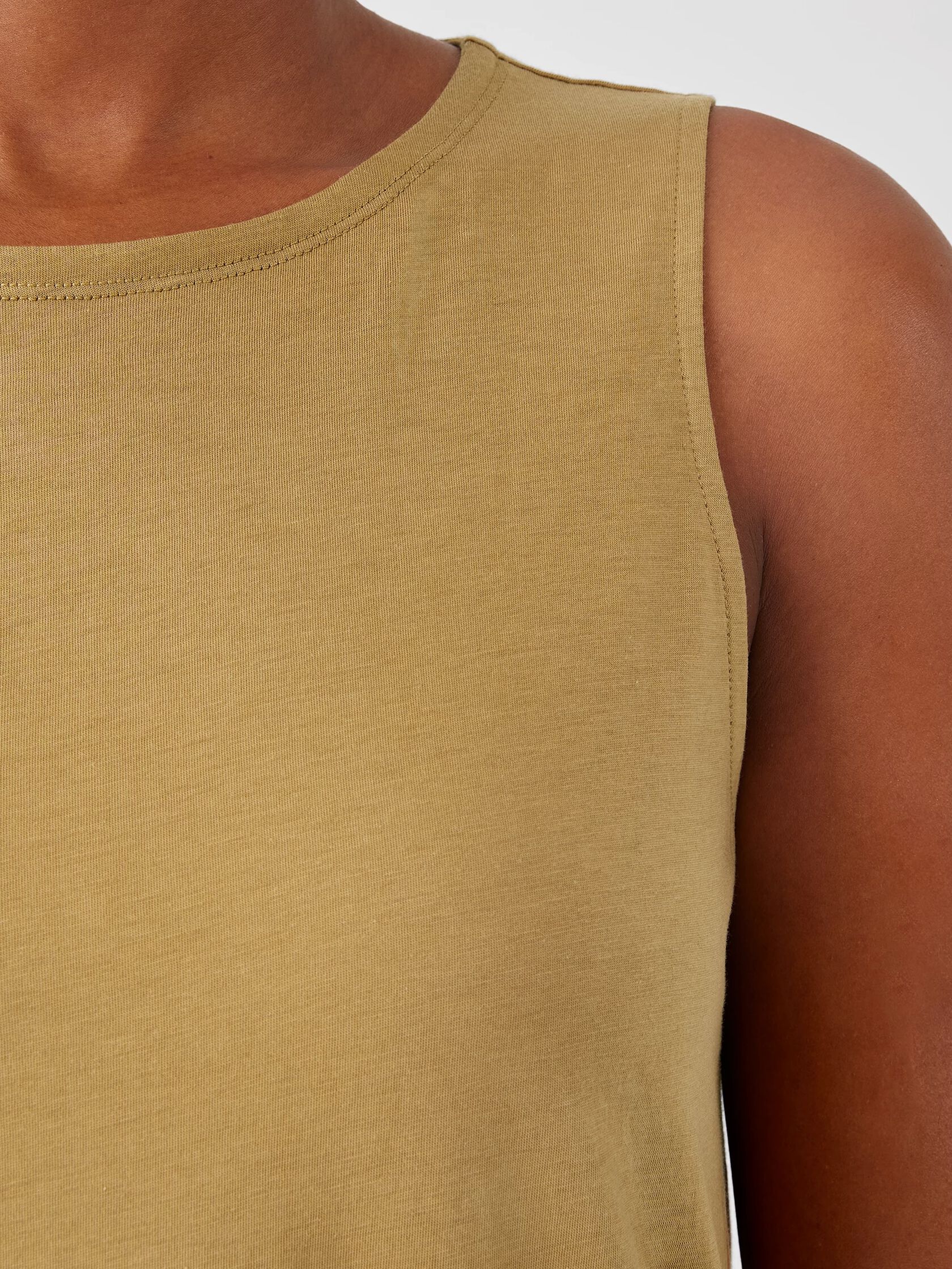 Organic Cotton Easy Jersey Round Neck Tank