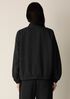 Cotton Blend Stripe Stitch Flight Jacket
