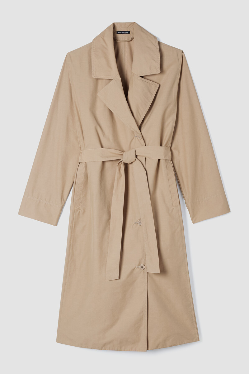 Light Cotton Nylon Trench Coat Light Cotton Nylon Trench Coat