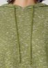 Organic Cotton Linen Slub Hooded Top