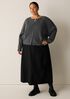 Cotton & Recycled Cashmere Crew Neck Cardigan