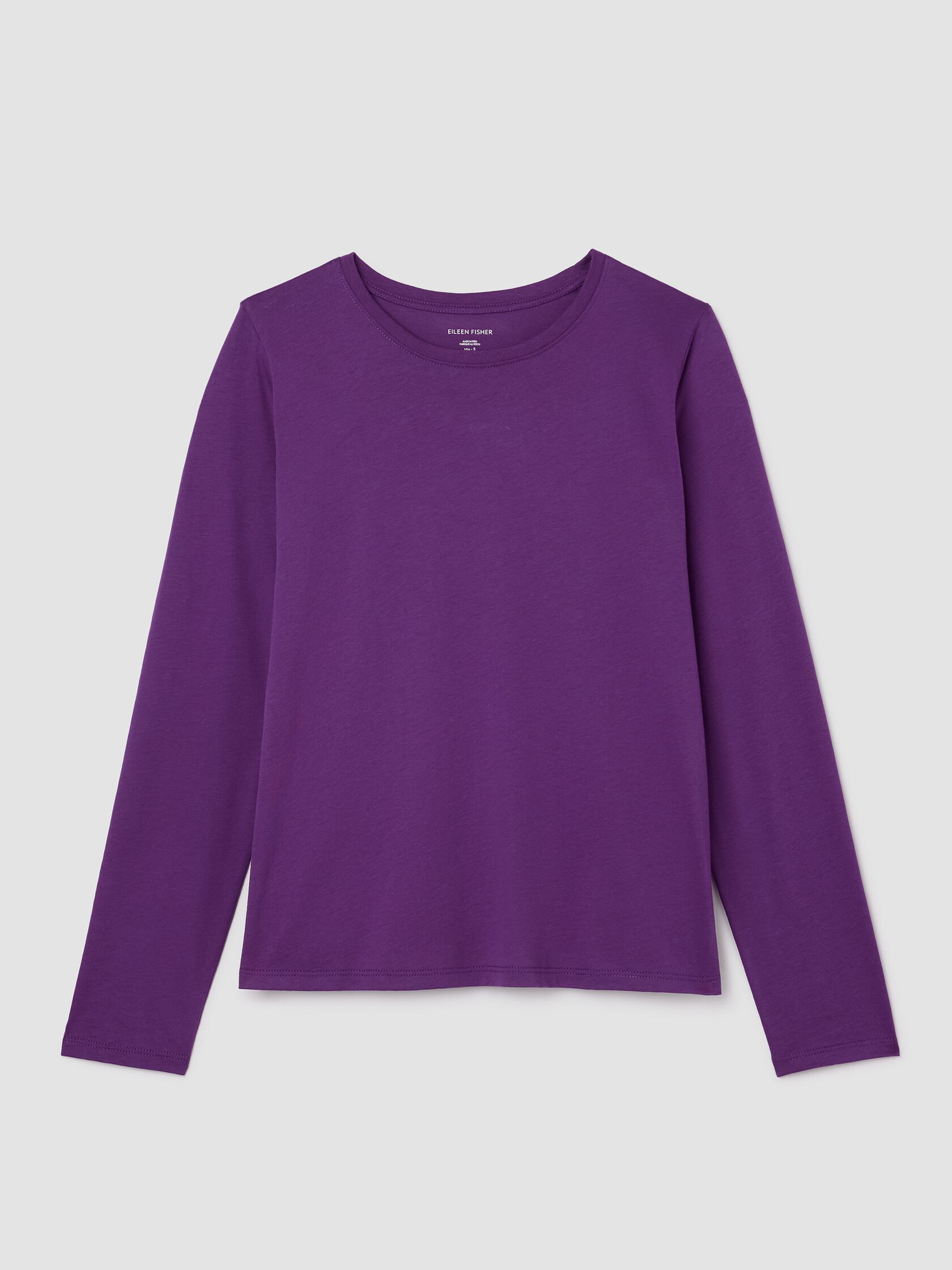 Organic Pima Cotton Jersey Long-Sleeve Tee