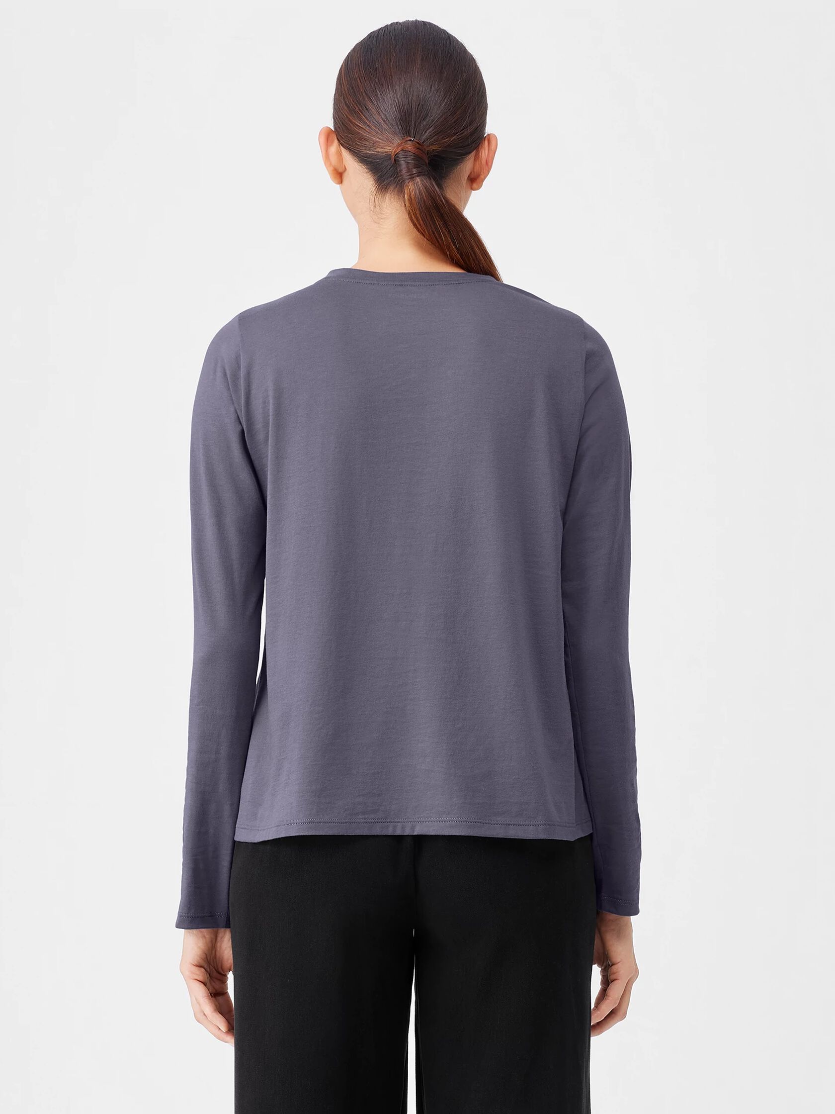 Organic Pima Cotton Jersey Long-Sleeve Tee