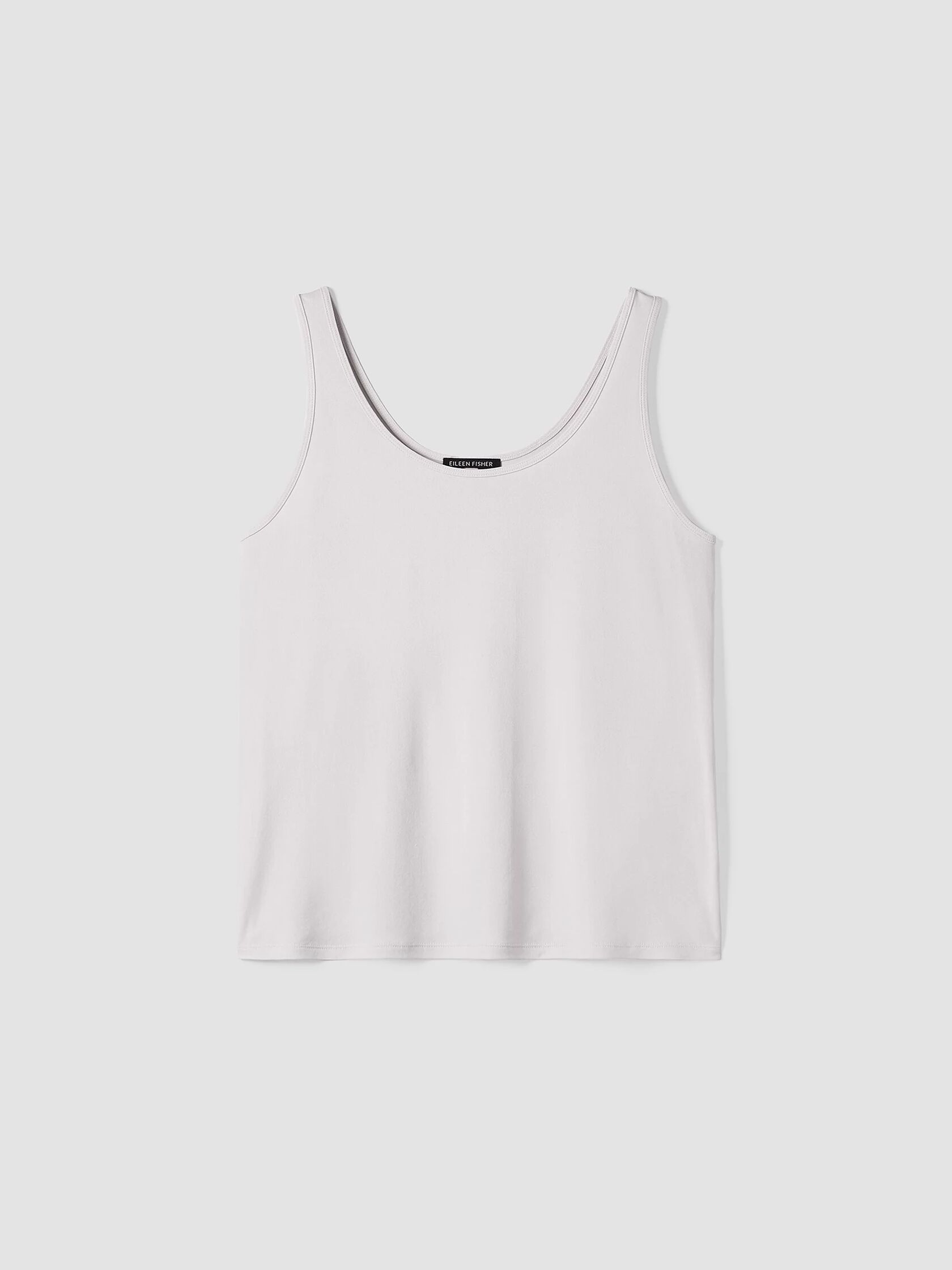 Stretch Silk Jersey&nbsp;Scoop Neck Tank