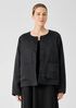 Sandwashed Cupro Padded Jacket