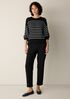 Peruvian Organic Cotton Cord Crew Neck Top