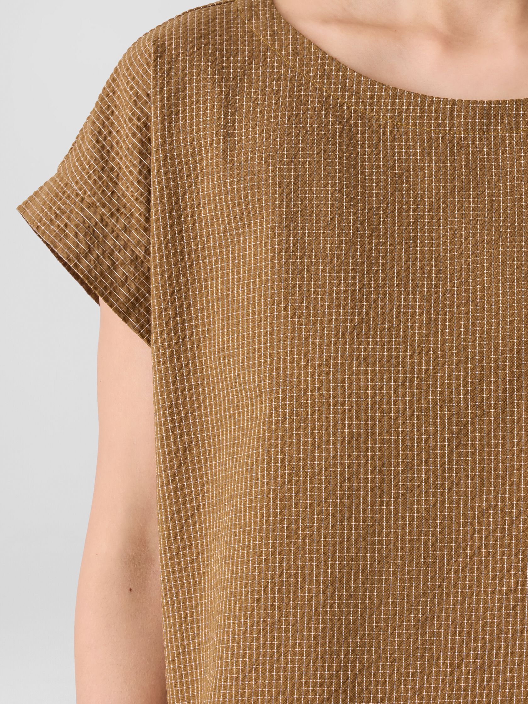 Organic Cotton Ripple Square Top