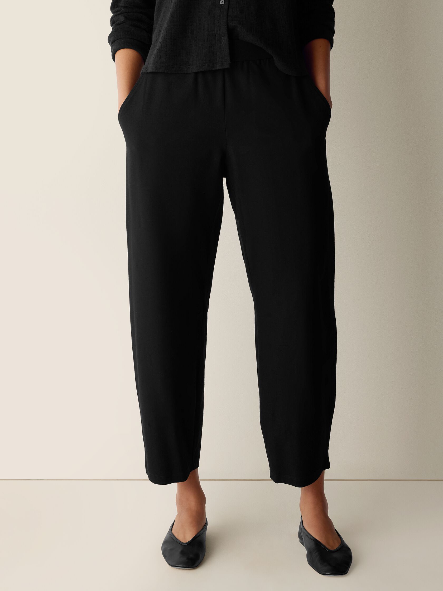 Washable Stretch Crepe Arch Pant