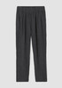 Puckered Organic Linen Tapered Pant