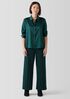 Washable Flex Ponte Pintuck Wide Pant