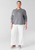 Peruvian Organic Cotton Crimp Funnel Neck Top